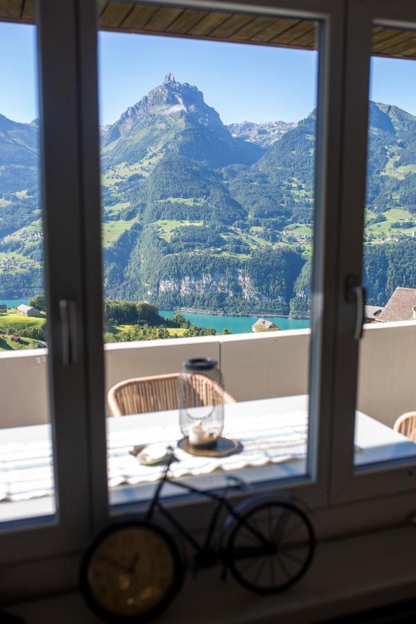 Traumhafte Sonnenresidenz Mit Berg- Und Seeblick Amden Exteriér fotografie